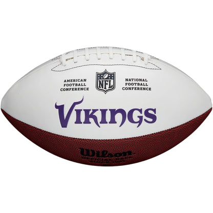 Minnesota Vikings Embroidered Logo Autograph Edition Football