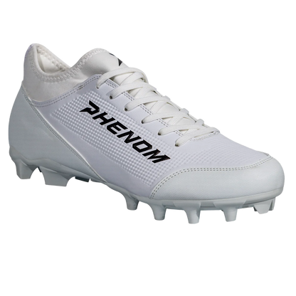 Velocity 3.0 White Football Cleats