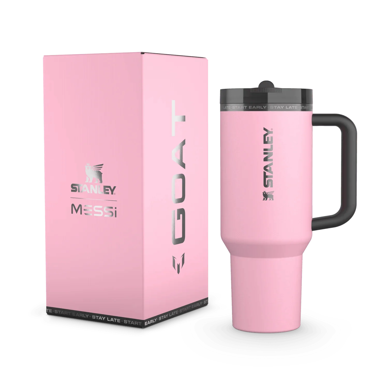 The Messi x Stanley 40 oz. Quencher Protour Flip Straw Tumbler