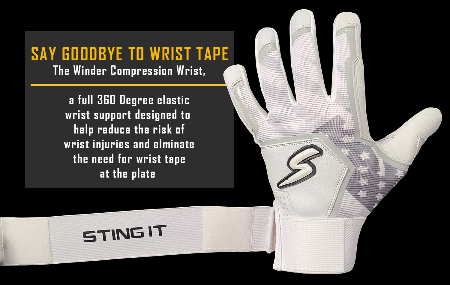 Winder Series Batting Gloves - Ice Usa