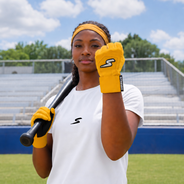 Winder Series Batting Gloves - Athletic Gold