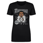 Victor Wembanyama San Antonio Spurs Caricature WHT Women's T-Shirt