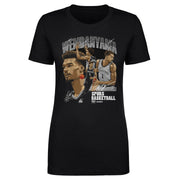 Victor Wembanyama San Antonio Spurs Collage WHT Women's T-Shirt