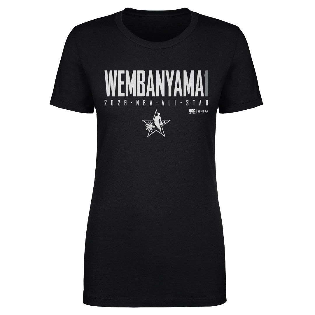 Victor Wembanyama San Antonio Spurs 2026 NBA All-Star Elite WHT Women's T-Shirt