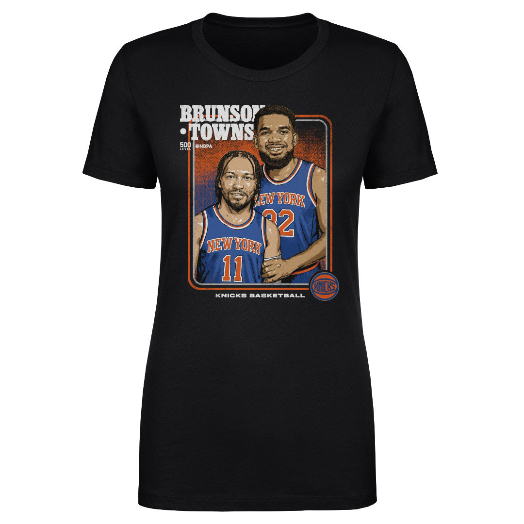 Jalen Brunson & Karl-anthony Towns New York Knicks Step Brothers Wht