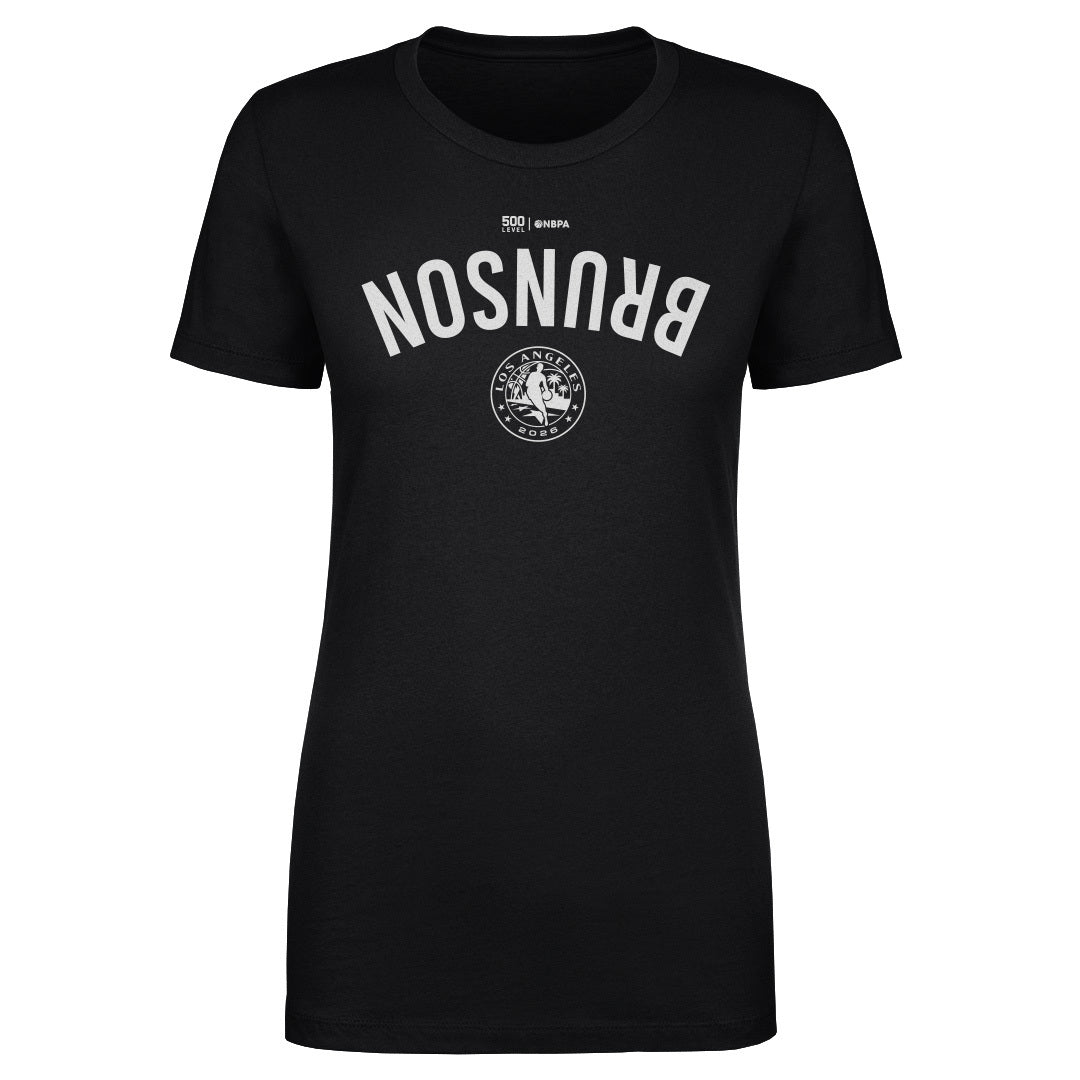 Jalen Brunson New York Knicks 2026 NBA All-Star Invert WHT Women's T-Shirt