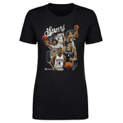 San Antonio Spurs 2025 Starting 5 WHT Women's T-Shirt