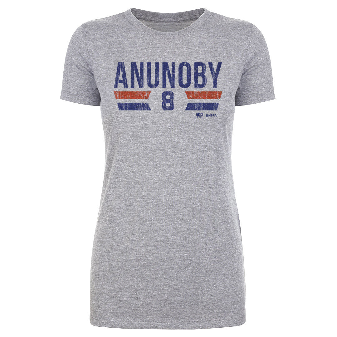 OG Anunoby New York Knicks Font Women's T-Shirt