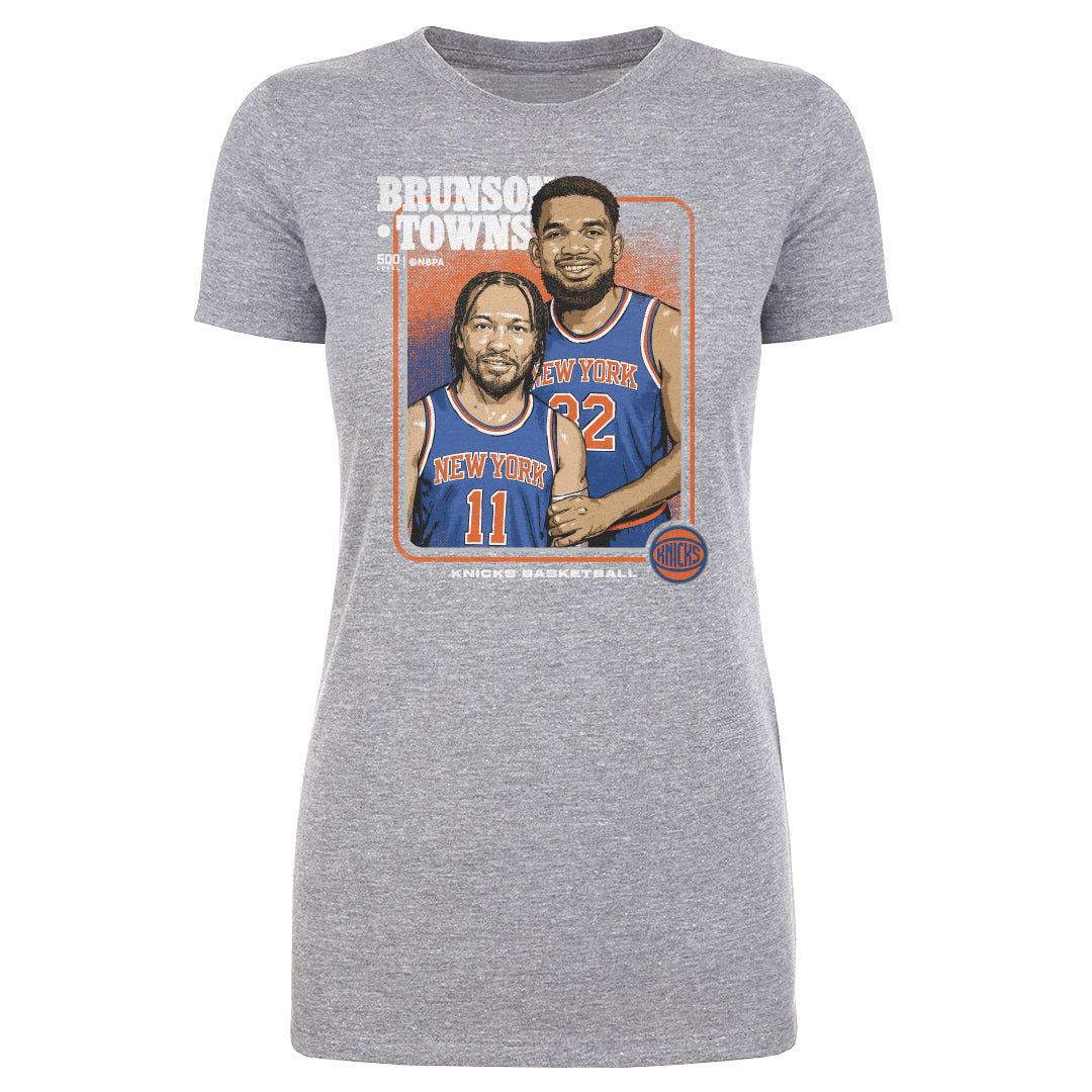 Jalen Brunson & Karl-anthony Towns New York Knicks Step Brothers Wht