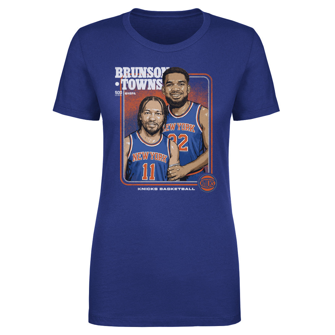 Jalen Brunson & Karl-anthony Towns New York Knicks Step Brothers Wht
