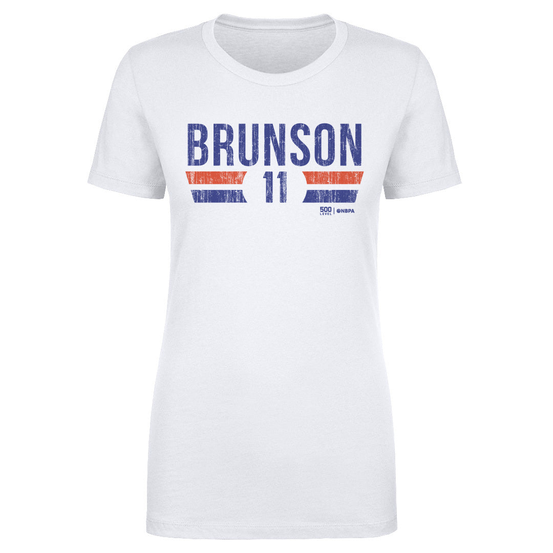 Jalen Brunson New York Knicks Font Women's T-Shirt