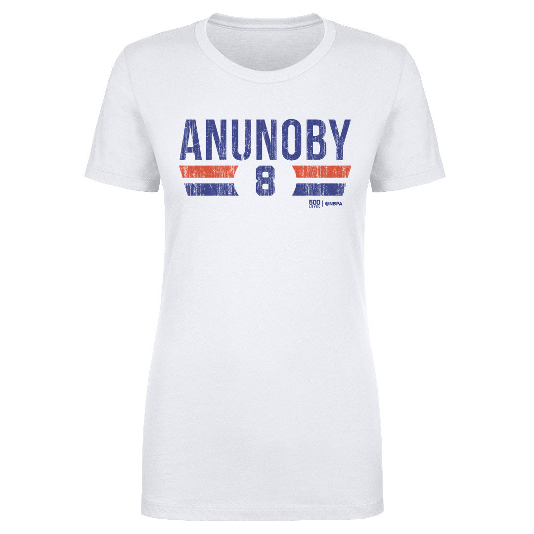 OG Anunoby New York Knicks Font Women's T-Shirt