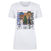2025 NBA Christmas Day Match Up Thunder Vs. Spurs Women's T-Shirt