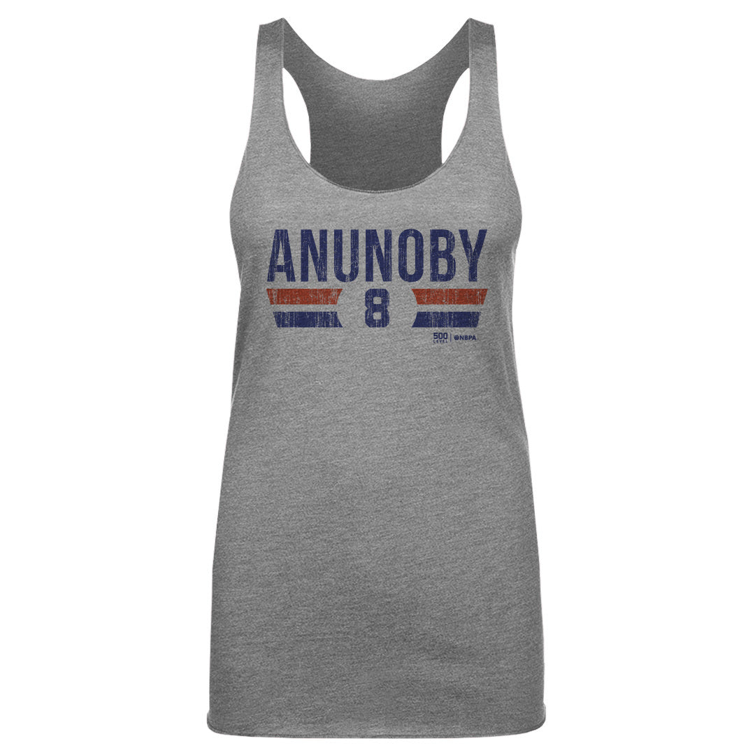 OG Anunoby New York Knicks Font Women's Tank Top