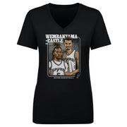 Victor Wembanyama & Stephon Castle San Antonio Spurs Step Brothers WHT Women's T-Shirt