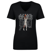 Stephon Castle San Antonio Spurs Shattered WHT Women's T-Shirt