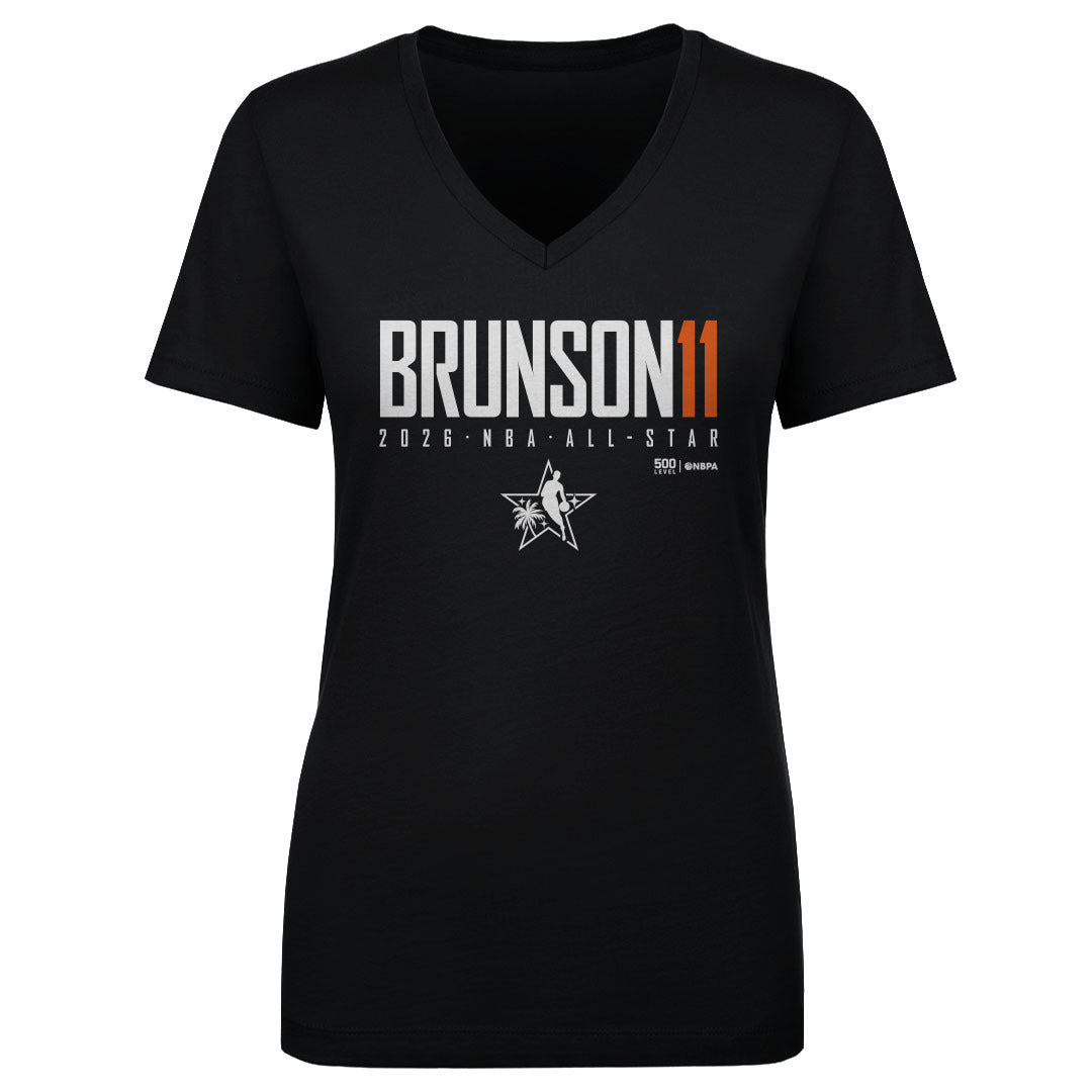 Jalen Brunson New York Knicks 2026 NBA All-Star Elite WHT Women's T-Shirt