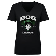 Boston Legacy FC Emblem V-Neck Short Sleeve T-Shirt