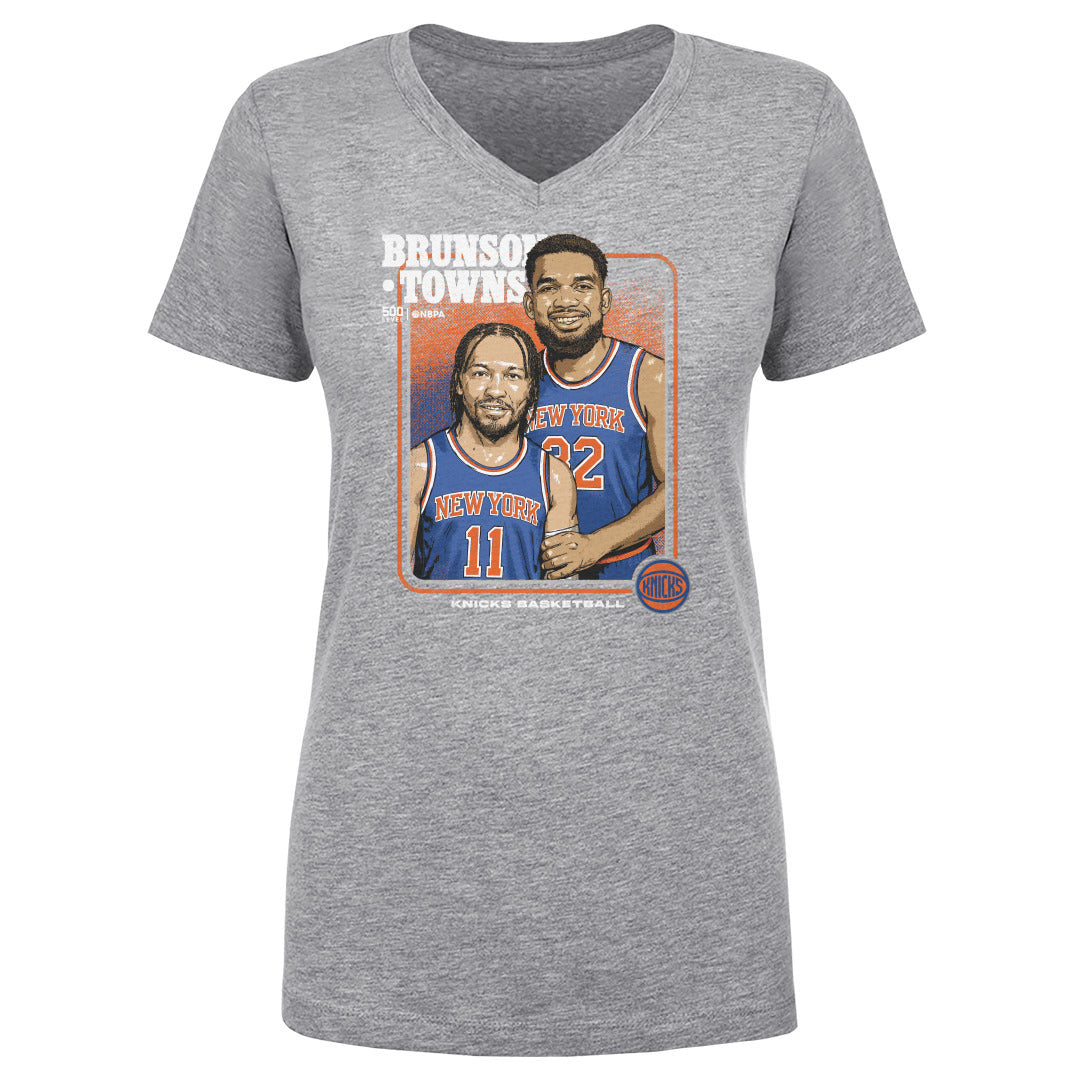 Jalen Brunson & Karl-anthony Towns New York Knicks Step Brothers Wht
