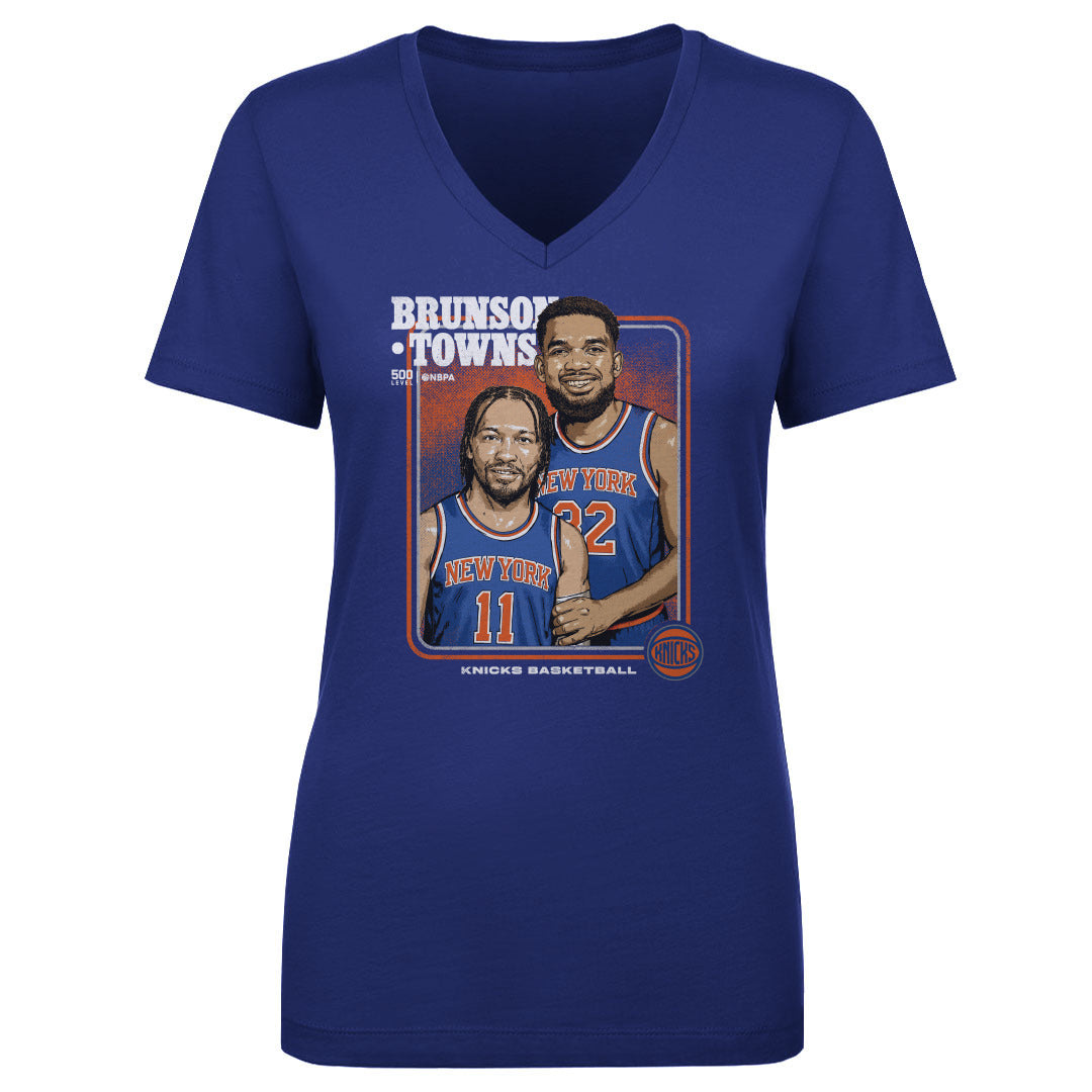 Jalen Brunson & Karl-anthony Towns New York Knicks Step Brothers Wht