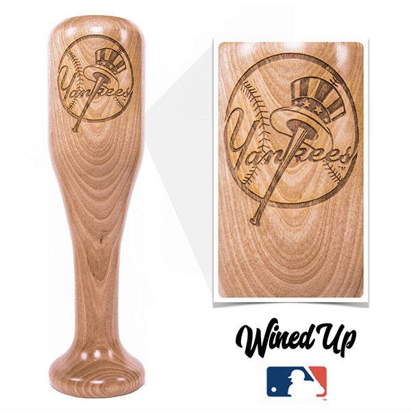 New York Yankees Wined Up® | Baseball Bat Wine Mug Collective