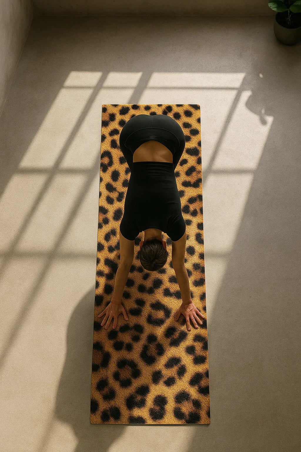 Leopard Pattern Yoga Mat – Eco-friendly + Grip-enhanced Flow | Yune