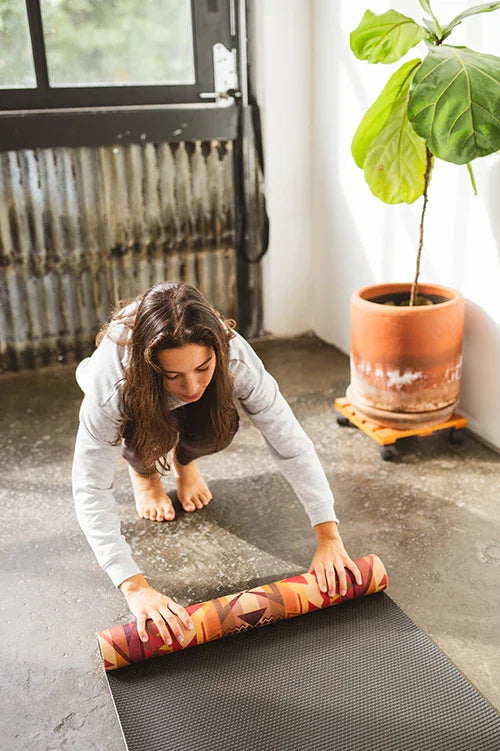 Bongo Jungle-inspired Eco Yoga Mat – Wild Rhythm, Soft Cushion | Yune
