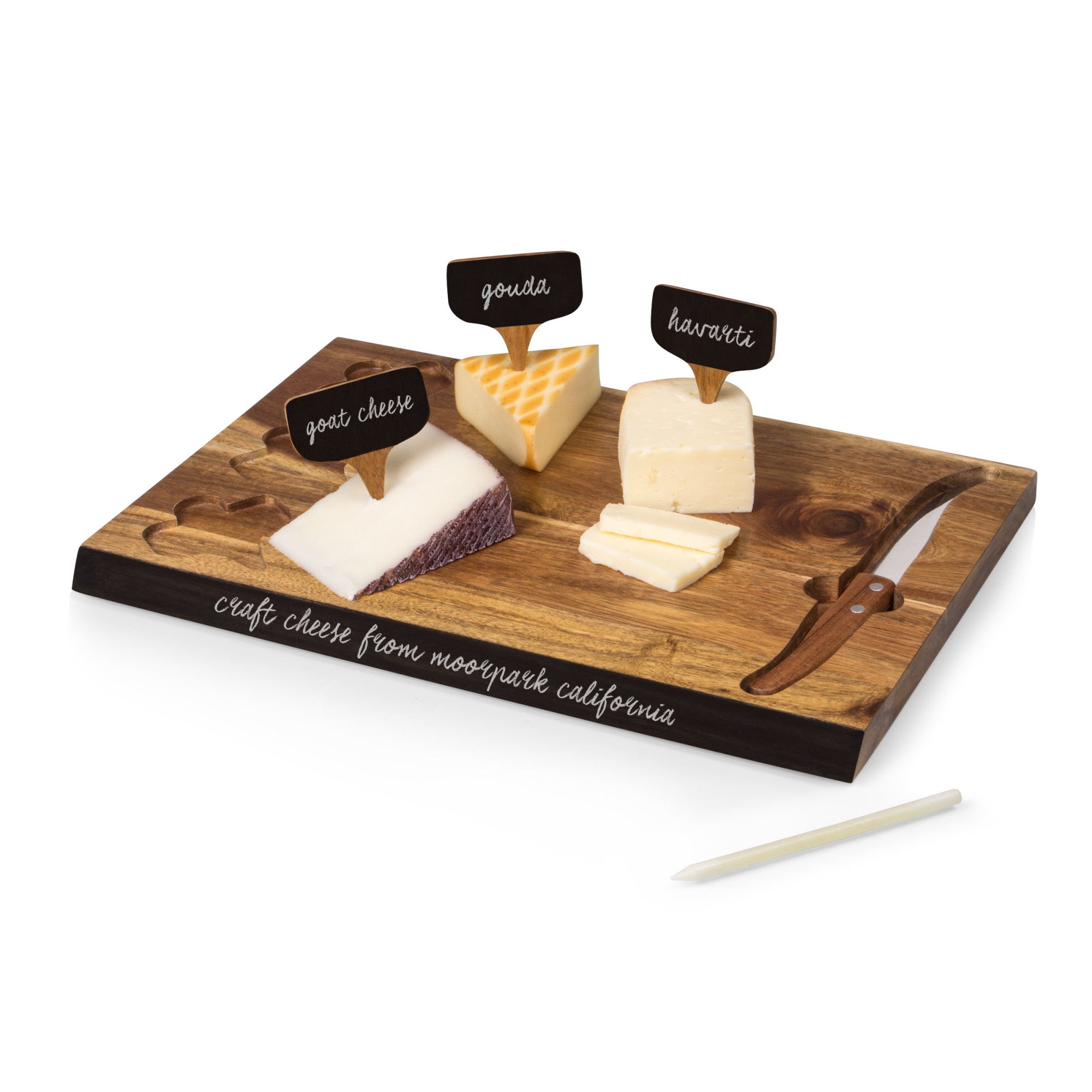 Seattle Seahawks Delio Acacia Cheese Cutting Board & Tools Set
