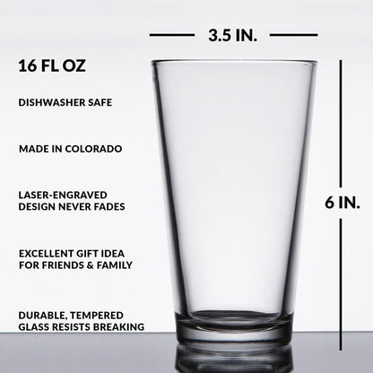 Declaration of Independence Pint Glass
