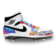 Nike "Abstract" Jordan 1 Retro Baseball Cleats