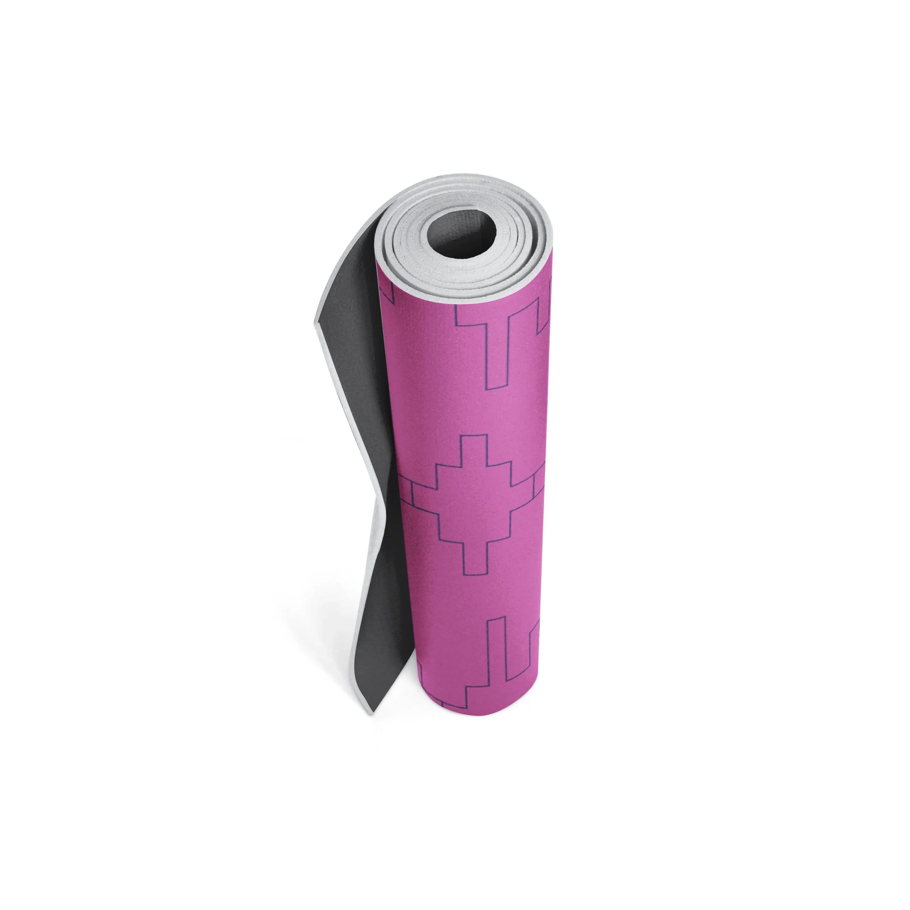 Rosy Flow Pro — Te52 6mm Cushioned Yoga Mat