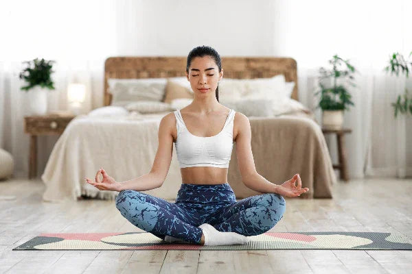 Yoga Mat | 6mm Thick | Blue | Non-slip | Eco Friendly | Yune Yoga | Echo