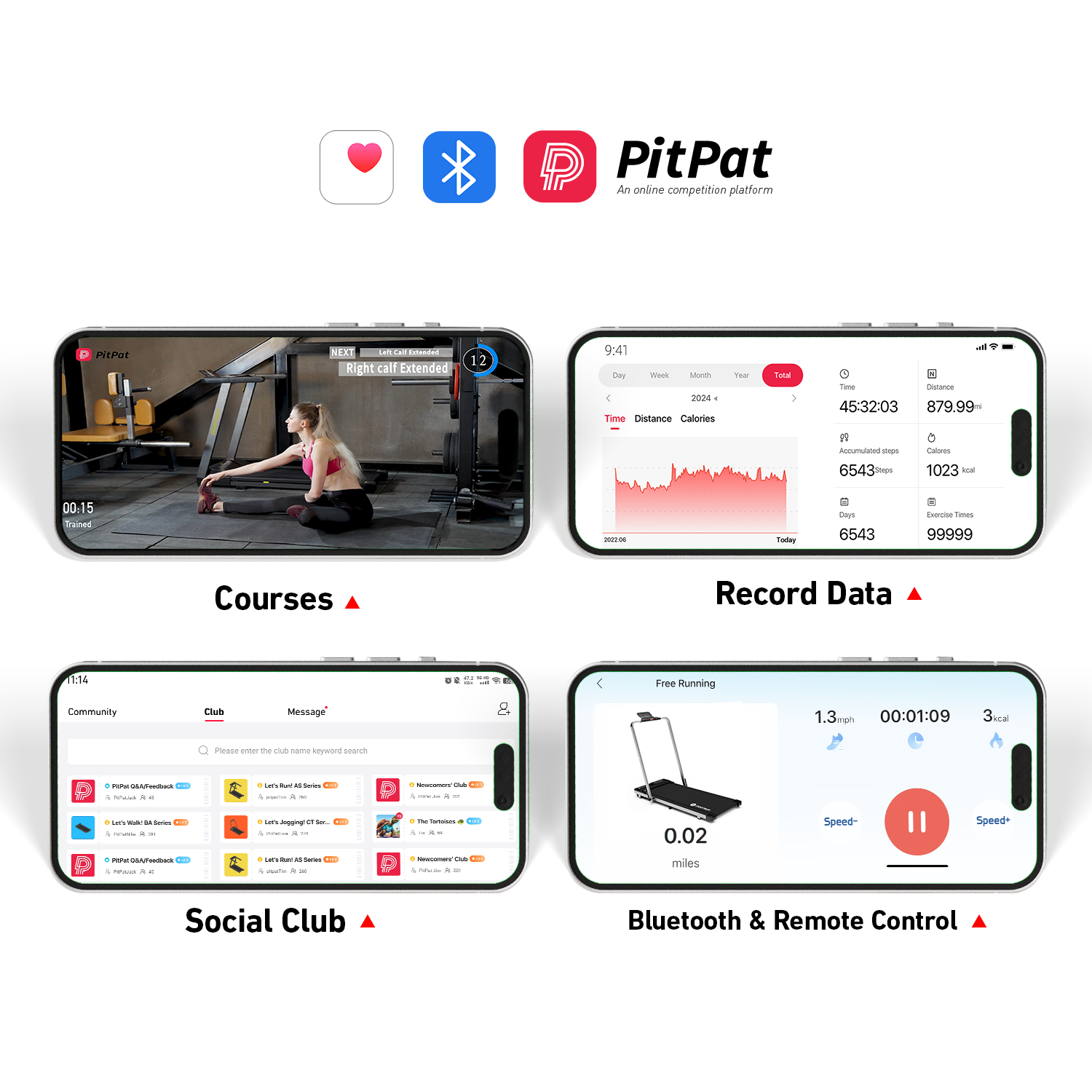 DeerRun® A5 Pro Smart 2-in-1 Folding Treadmill