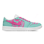 Nike "Aqua Abstract" Jordan 1 Golf Shoes