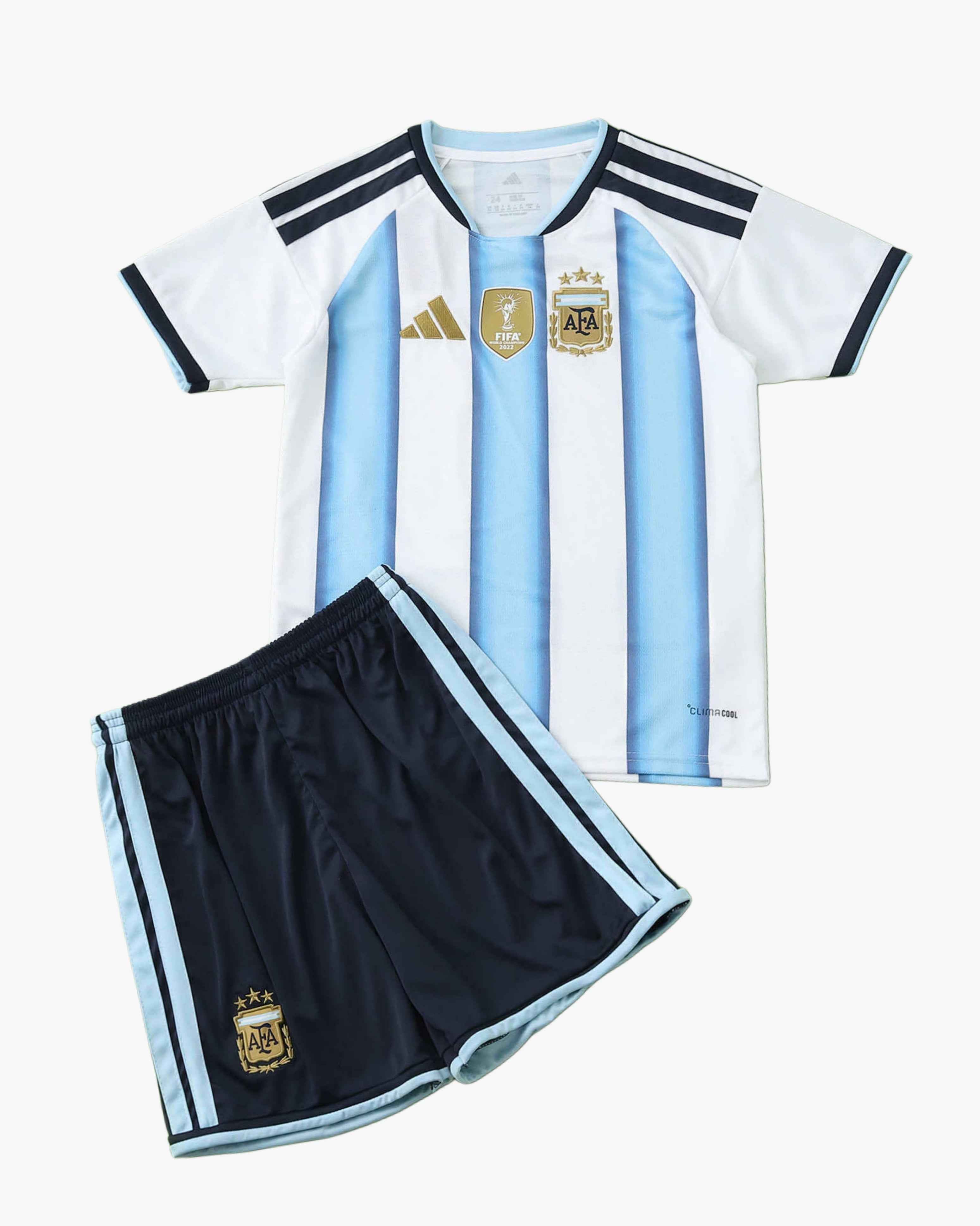 Argentina 2026 World Cup Edition Kids Home Jersey & Shorts