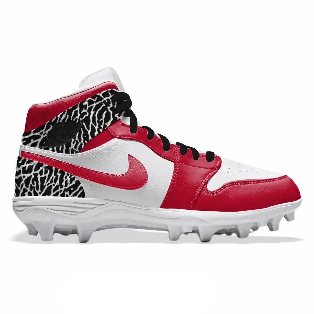 "Atlanta Elephant" Jordan 1 TD Cleats