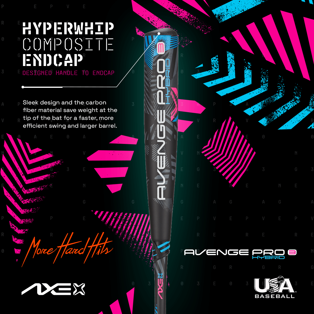 Axe Avenge Pro 3 Hybrid Usa Baseball Bat , -5