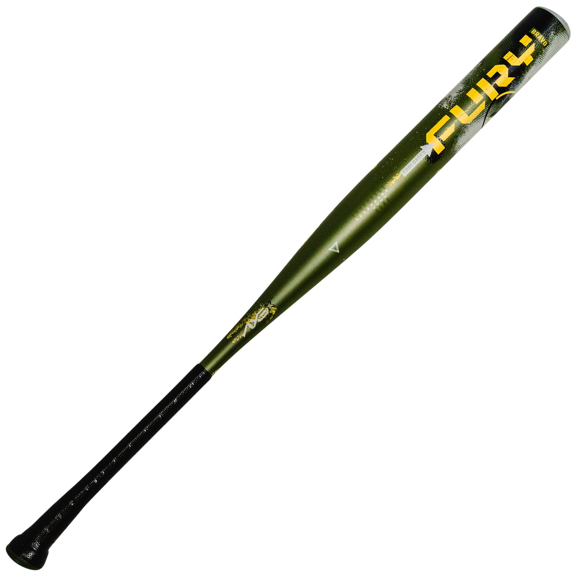 Axe Fury Bravo 1-piece Usssa Slowpitch Bat | ½ Oz. Endloaded | Flared Handle |