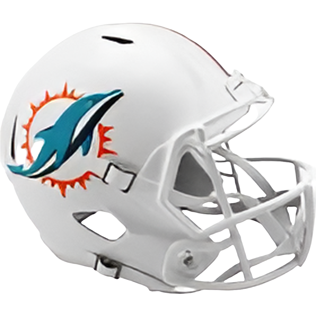Miami Dolphins Speed Replica Football Helmet