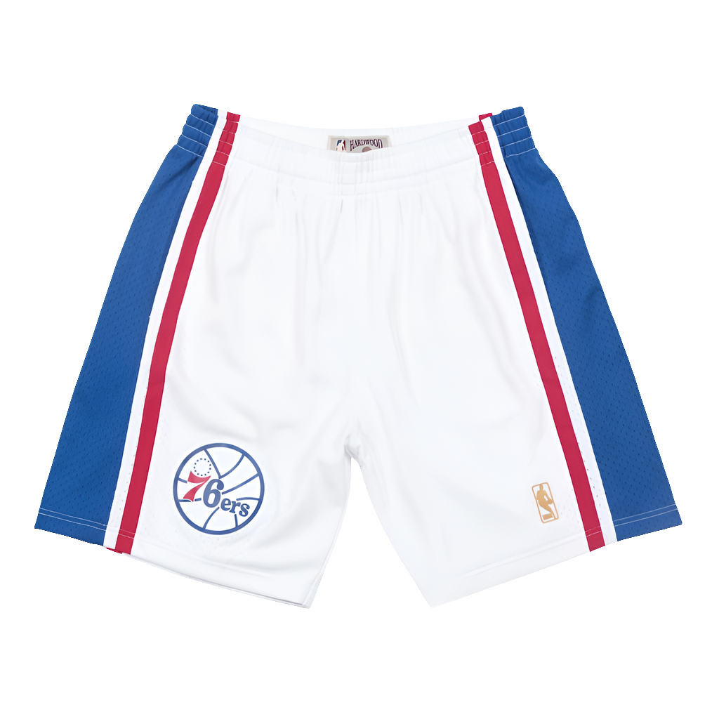 Philadelphia 76ers 96-97 Mitchell & Ness Swingman shorts Home- White
