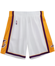 Los Angeles Lakers Mitchell & Ness Swingman White Shorts