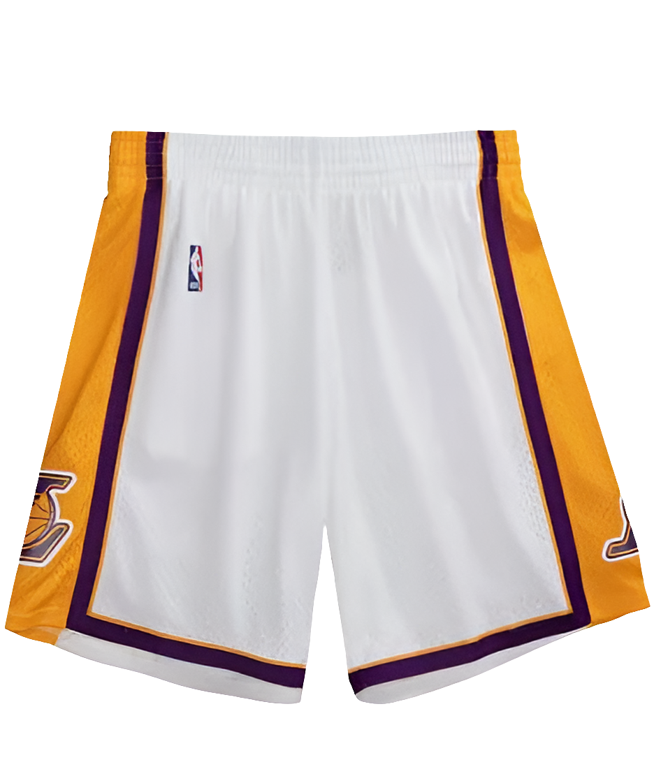 Los Angeles Lakers Mitchell & Ness Swingman White Shorts