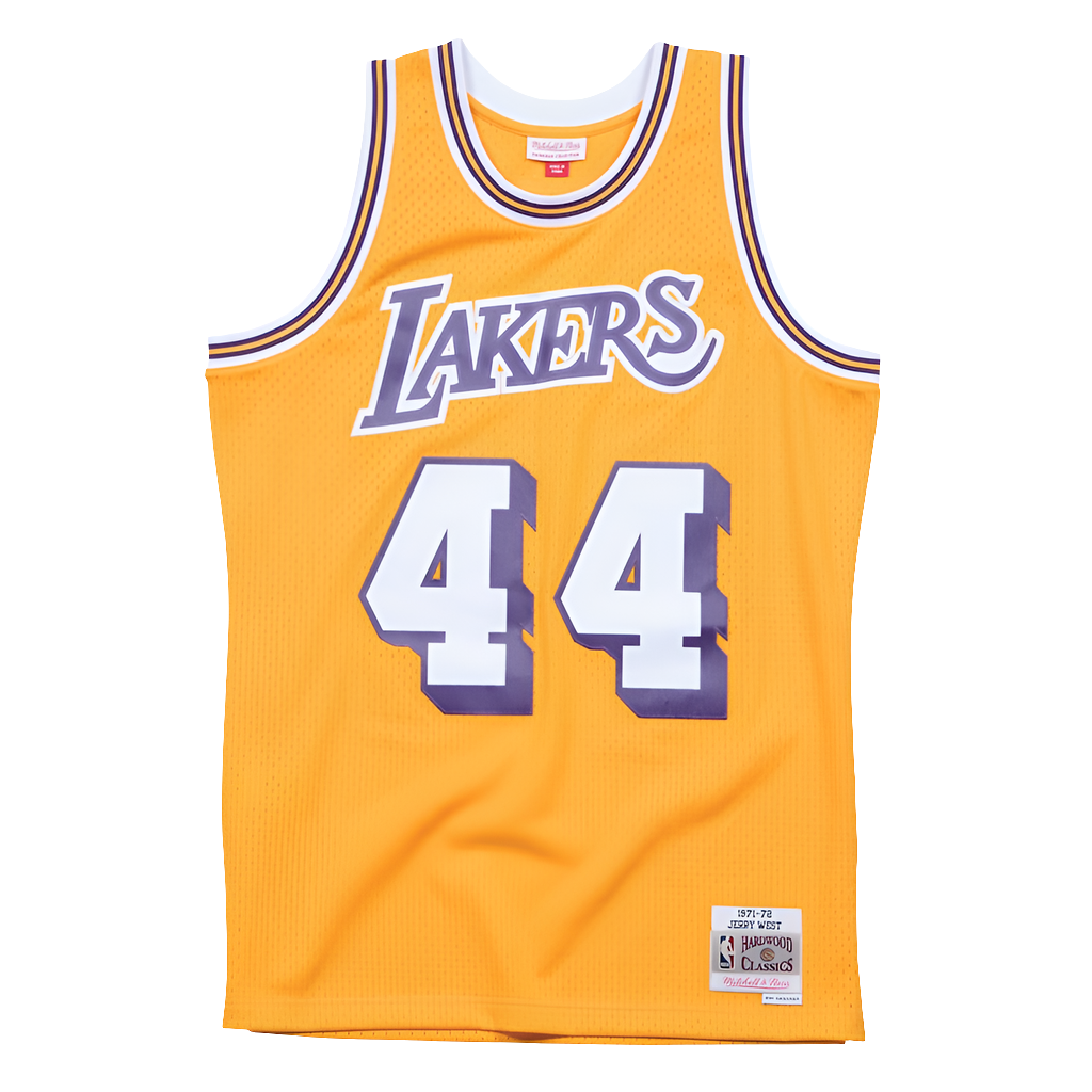 Los Angeles Lakers Jerry West 1971-1972 Mitchell & Ness Swingman Jersey