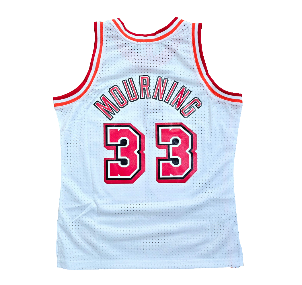 Miami Heat Alonzo Mourning Mitchell & Ness Swingman jersey