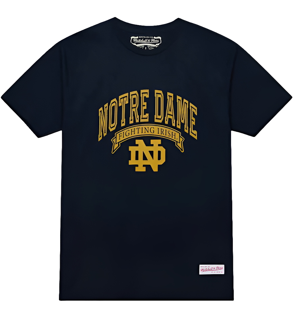 Notre Dame Mitchell & Ness Tee