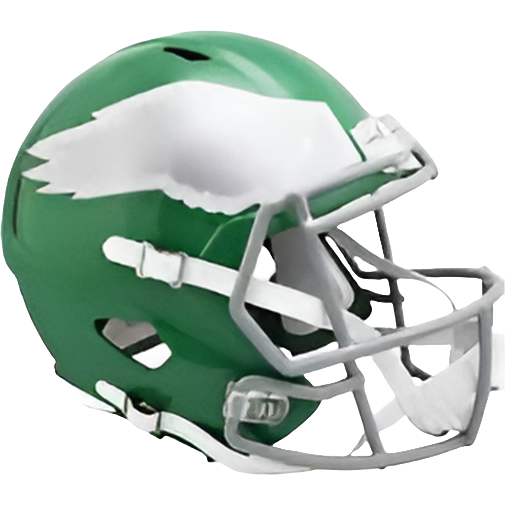Philadelphia Eagles Kelly Green Speed Replica Football Helmet