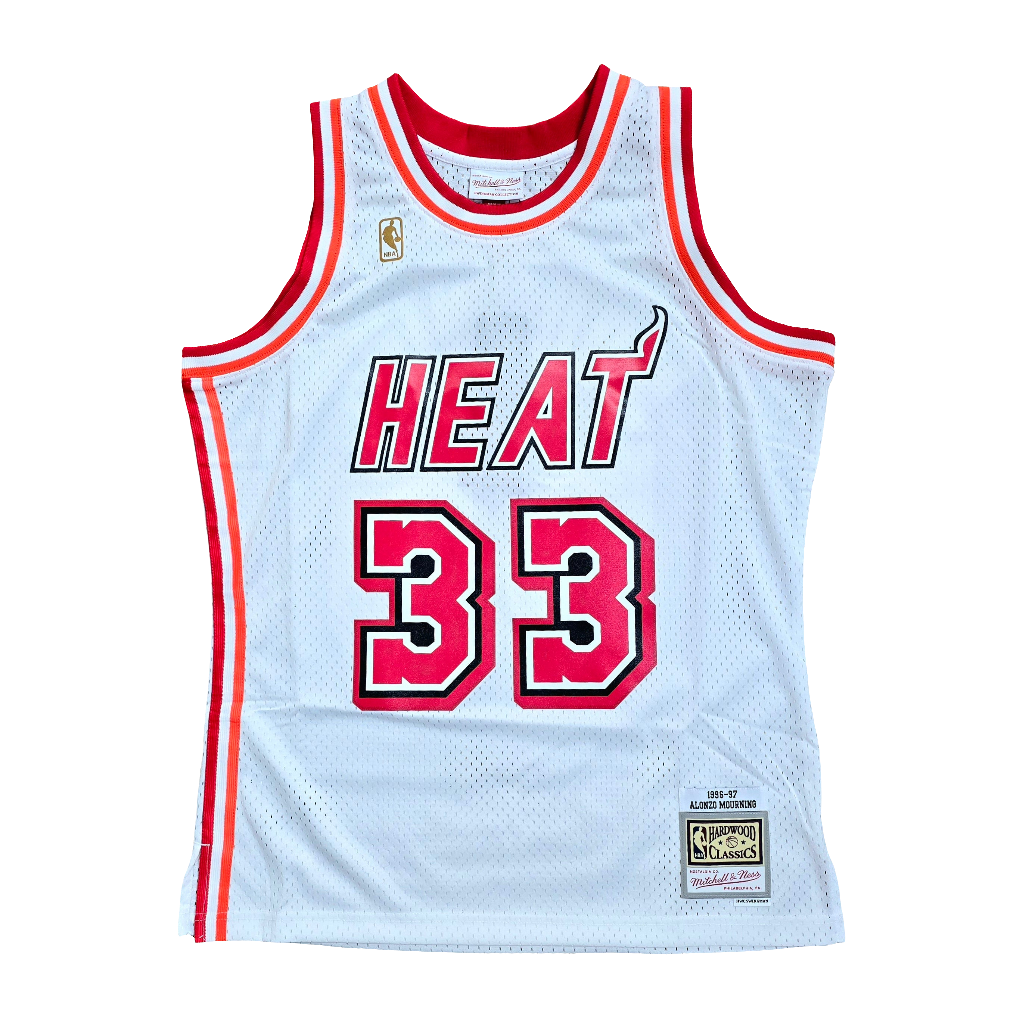 Miami Heat Alonzo Mourning Mitchell & Ness Swingman jersey
