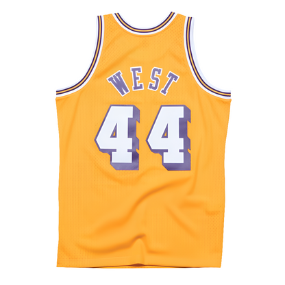 LA Lakers Jerry West 71-72 Mitchell & Ness Swingman jersey