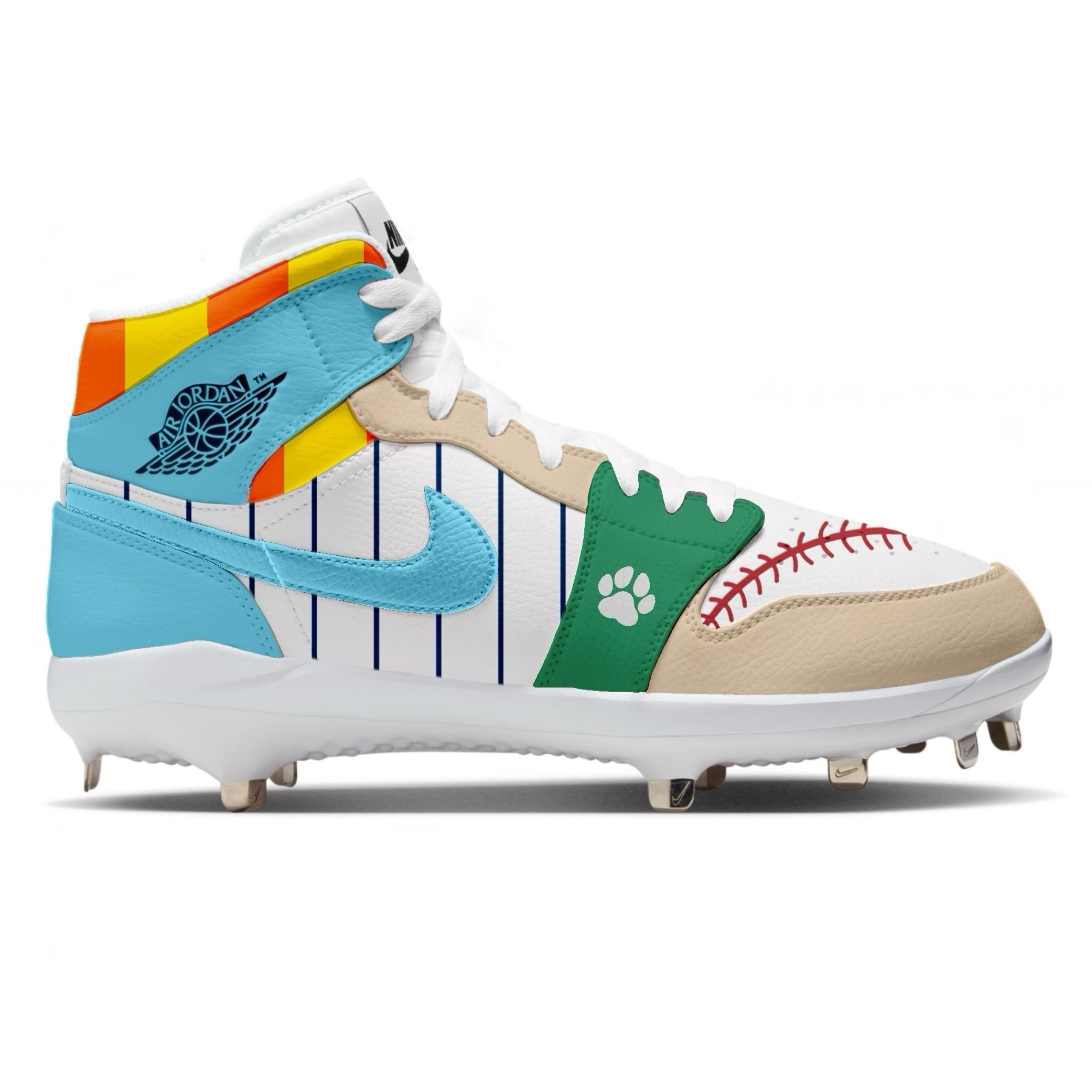 "Backyard Legends" Jordan 1 Retro Cleats