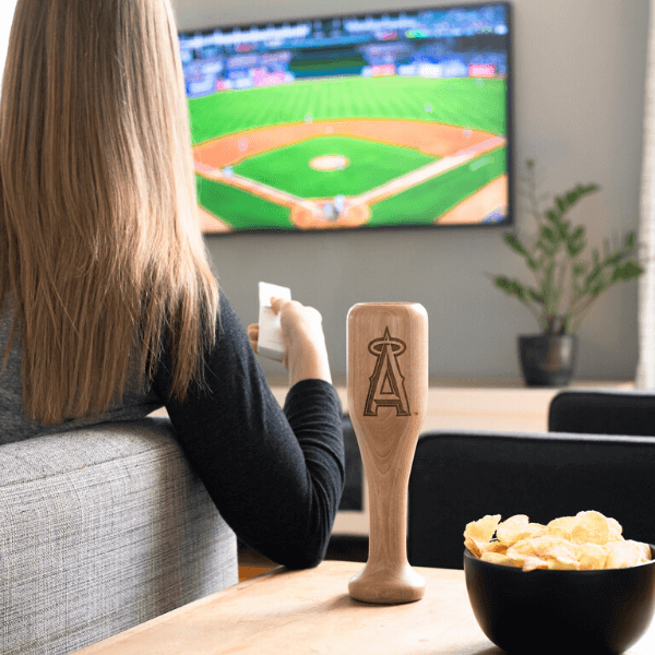 Los Angeles Angels Wined Up® | Baseball Bat Wine Mug Collective